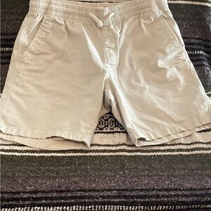 Old Navy flat front shorts-Sz Med- pockets- drawstring